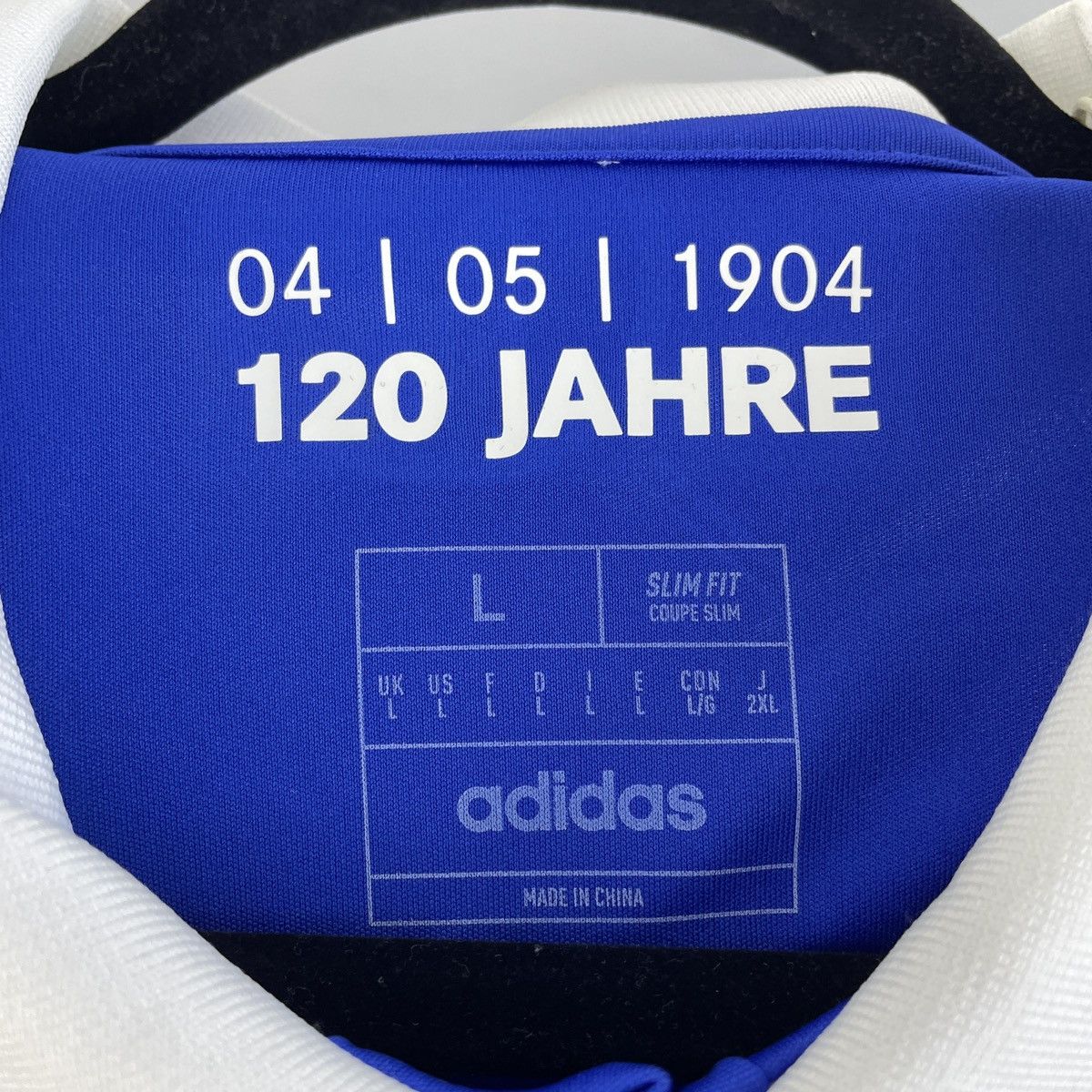 Adidas Schalke 04 Home Adidas Jersey Shirt 2024/2025 size L BNWT Size US L / EU 52-54 / 3 - 4 Thumbnail