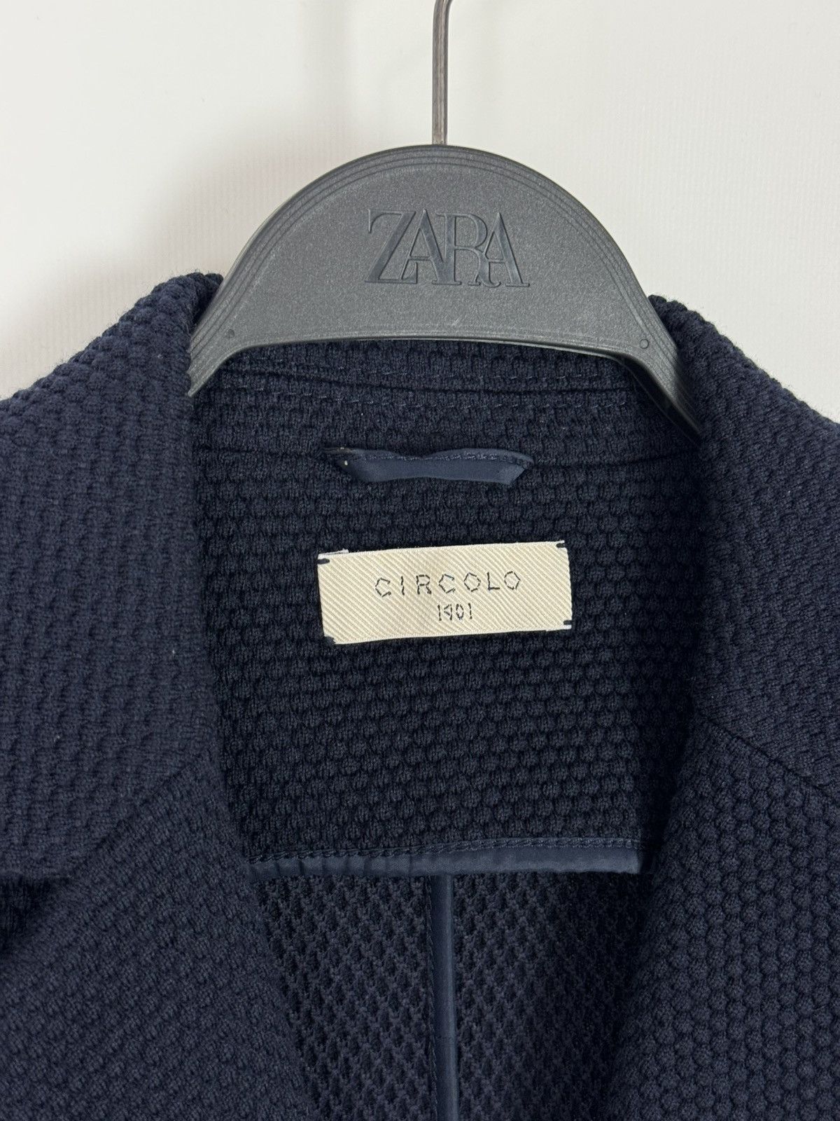 Circolo 1901 Circolo 1901 Knitted Wool Blend Women’s Blazer Size M / US 6-8 / IT 42-44 - 5 Thumbnail