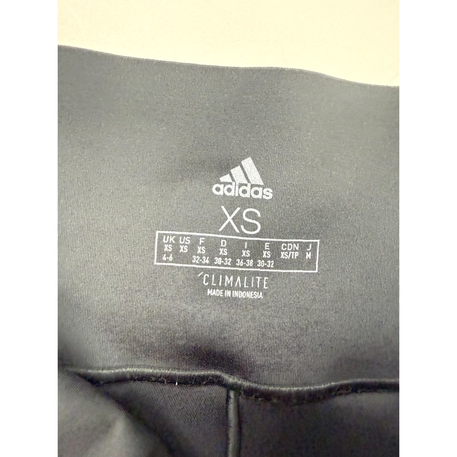 Adidas Adidas Leggings Womens XS Black Climalite Geometric Print Ankle Yoga Running Size 26" / US 2 / IT 38 - 5 Thumbnail