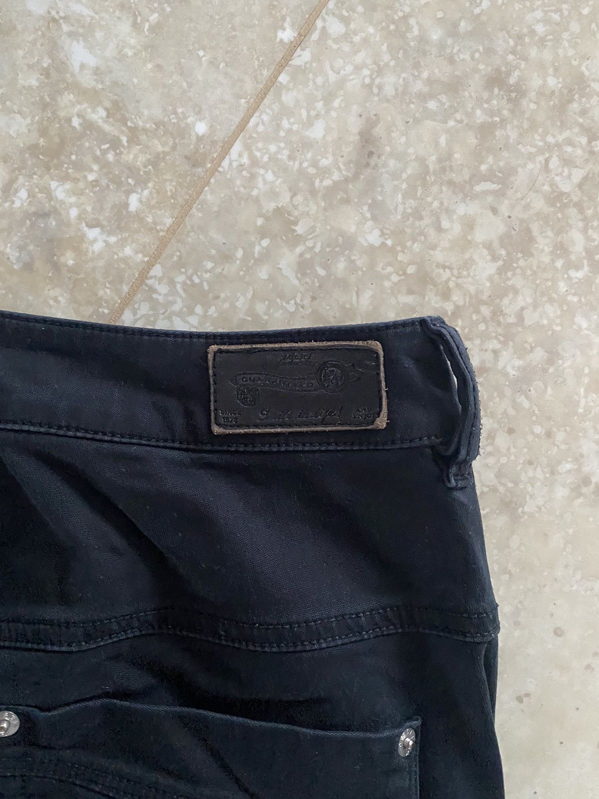 Diesel Vintage Diesel J-Cut Slim Jeans Zip Waist Balck Avant Garde Size US 32 / EU 48 - 12 Thumbnail
