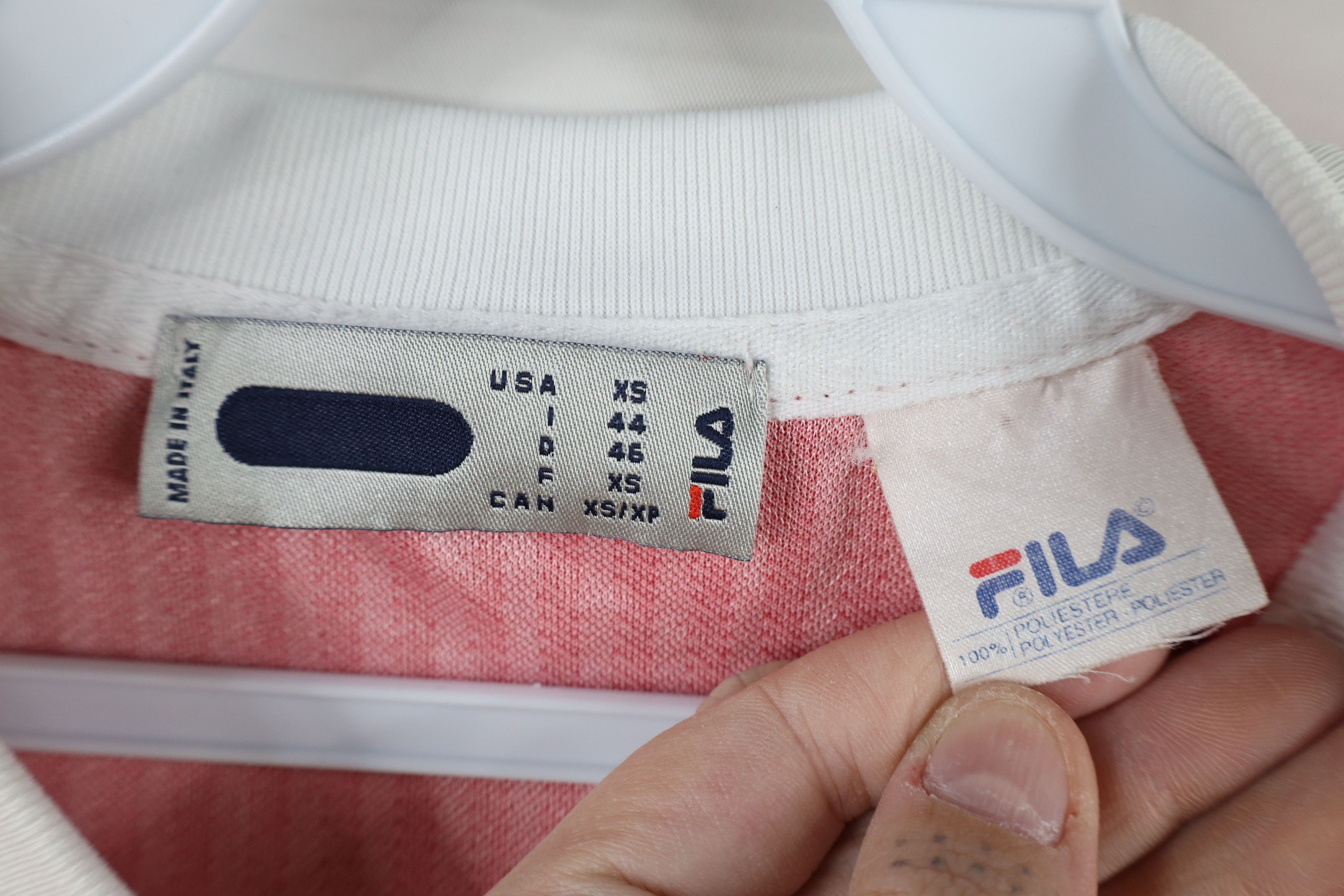 Fila × Vintage Vintage 90s Fila Striped Short Sleeve Soccer Jersey Shirt Size US XS / EU 42 / 0 - 9 Thumbnail