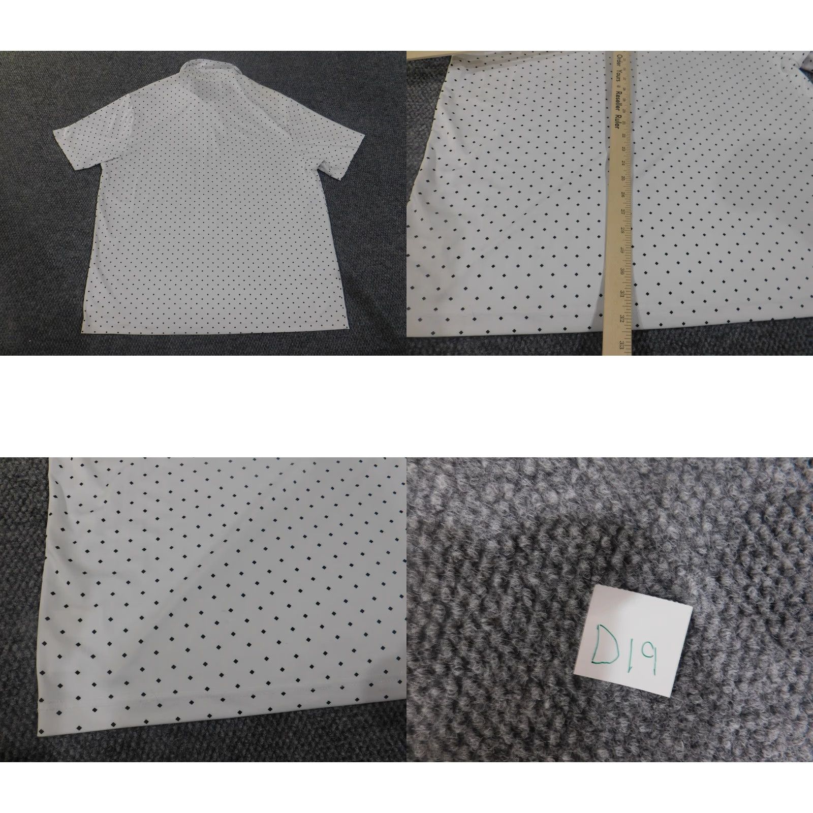 Vintage rorie whalen Golf Polo XXL White Stretch Performance Mens Casual Geometric Size US XXL / EU 58 / 5 - 9 Thumbnail