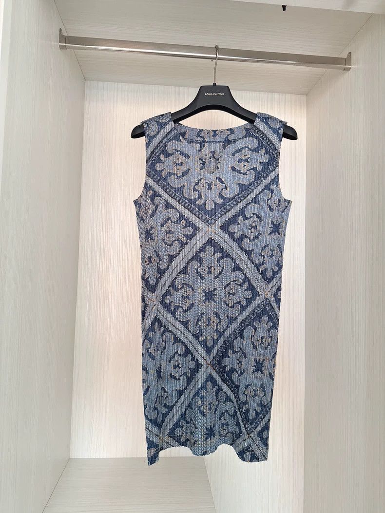 Other Issey Miyake size:4 Blue-gray denim long top dress Size S / US 4 / IT 40 - 1 Thumbnail