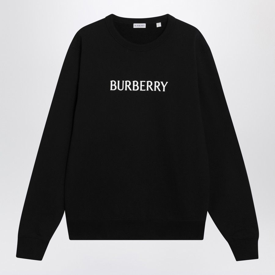 Burberry o1d2blof0226 Slim Cotton Sweatshirts in Black Size US S / EU 44-46 / 1 - 1 Thumbnail