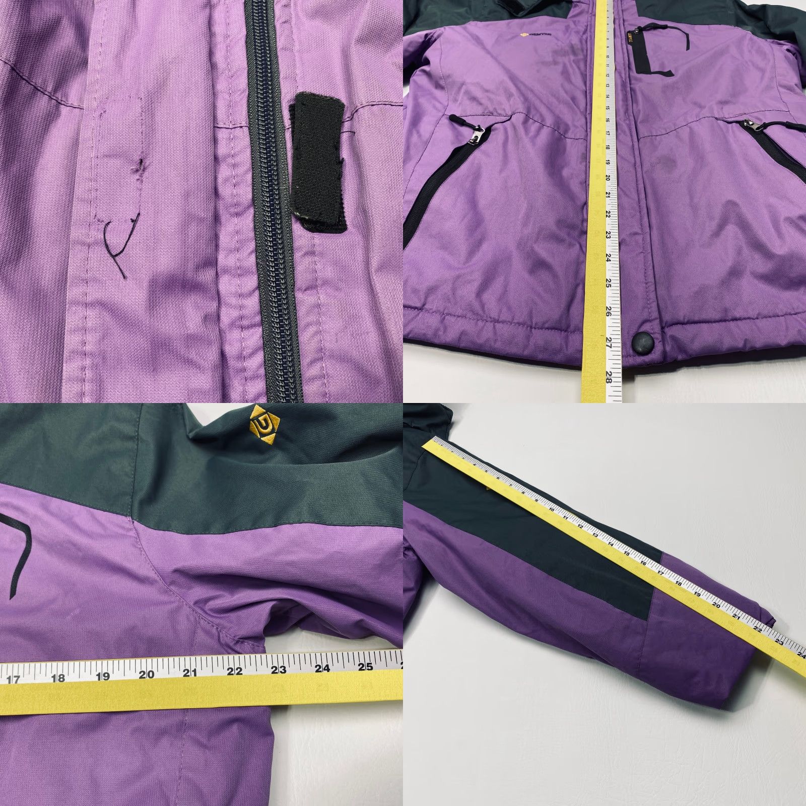 Vintage GEMYSE Ski Jacket Windproof Waterproof Snow Coat Hooded Large Polyester Winter - Women's Jacket Size L / US 10 / IT 46 - 10 Thumbnail
