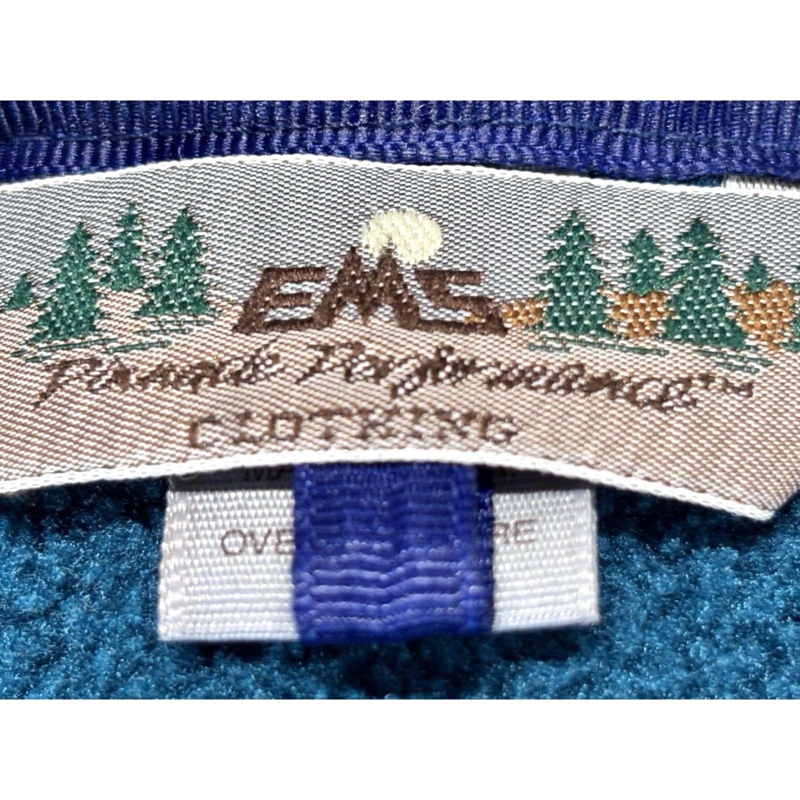 Eastern Mountain Sports Vintage Yes EASTERN MOUNTAIN SPORTS Plates Fleece Jacket Sz X-Large Women Made USA Vtg EMS USA Size XL / US 12-14 / IT 48-50 - 7 Thumbnail