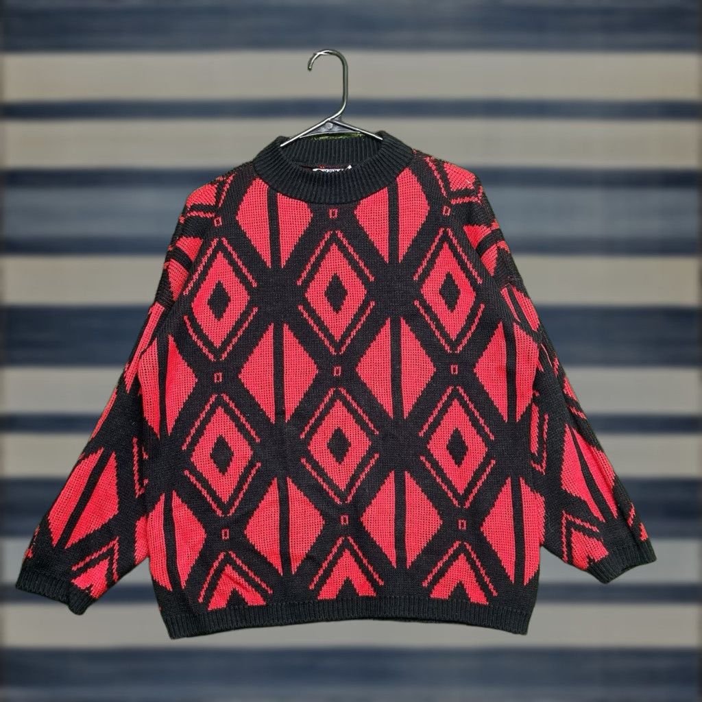 Vintage Vintage American Pride Grandma Sweater Womens Large Christmas Sweater Holiday Size L / US 10 / IT 46 - 1 Thumbnail