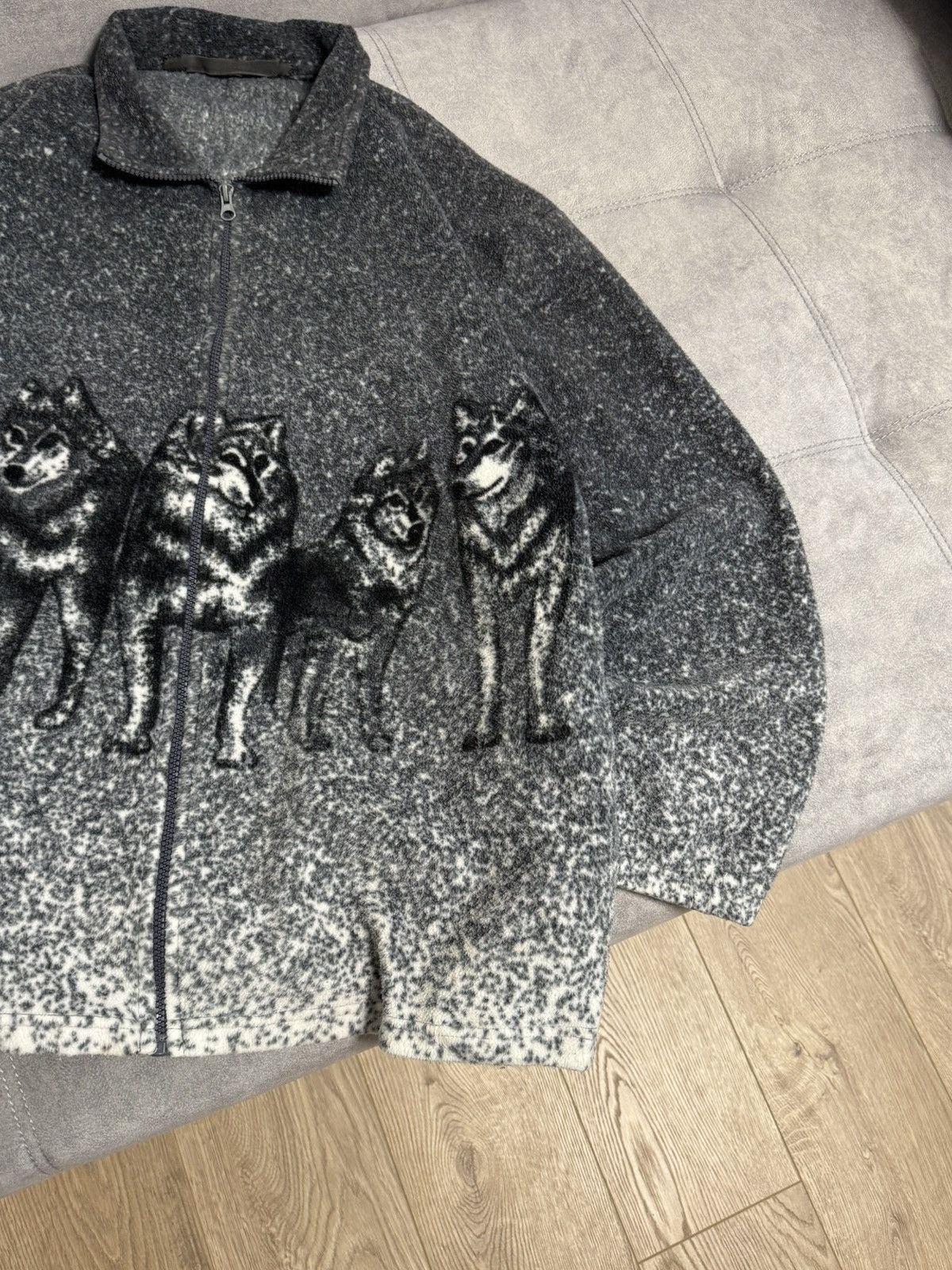 Other Vintage fleece animal wolfs Y2K jacket hoodie Size US L / EU 52-54 / 3 - 12 Thumbnail