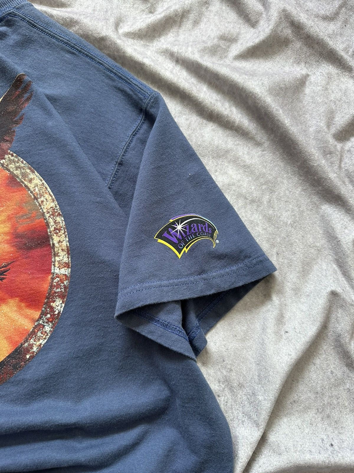 Vintage Vtg 00s Magic The Gathering Facta Non Verba Reya Tee Size US L / EU 52-54 / 3 - 6 Thumbnail