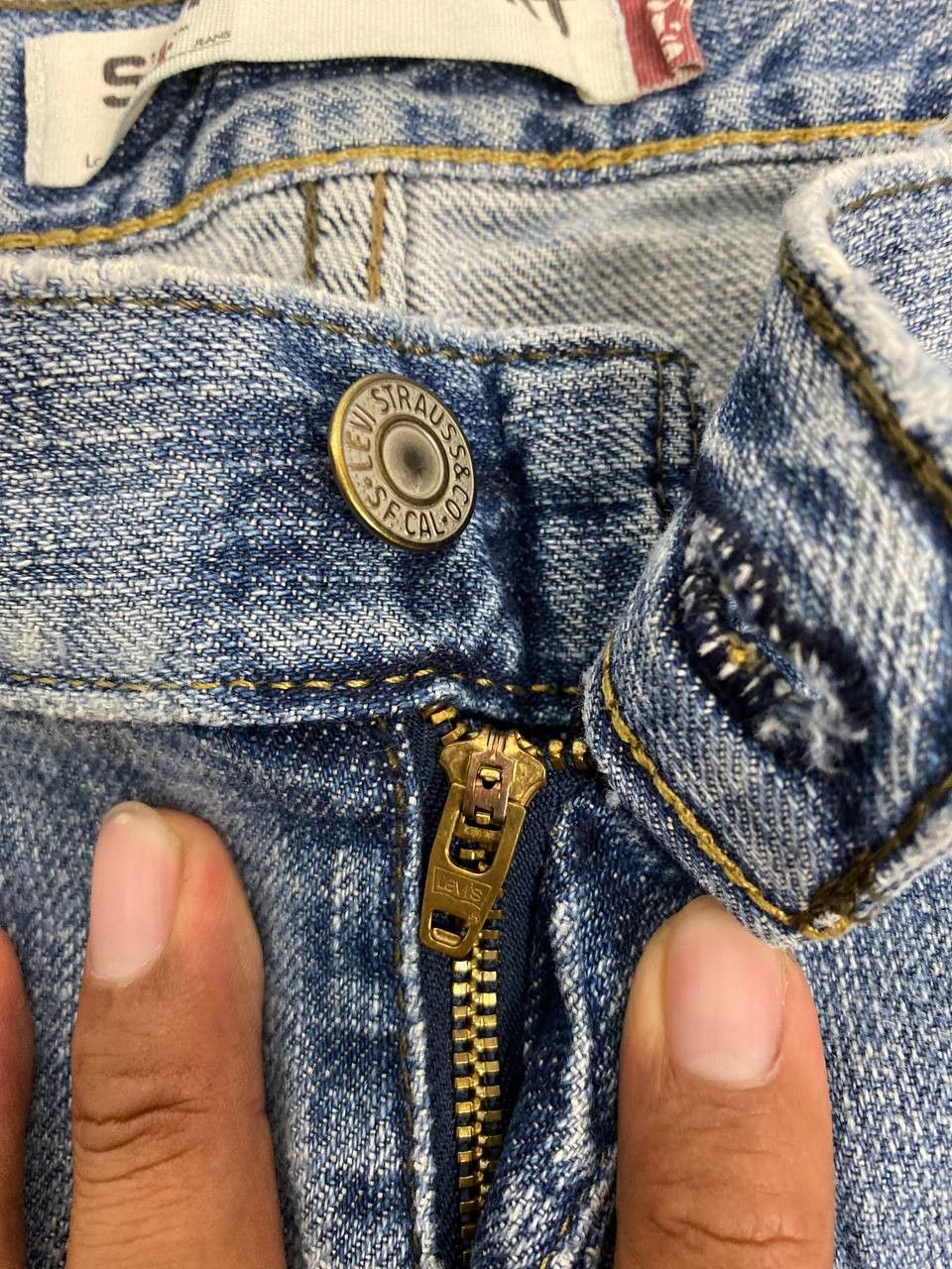 Levi's vintage levis 514 slim straight distressed denim Size US 38 / EU 54 - 11 Thumbnail