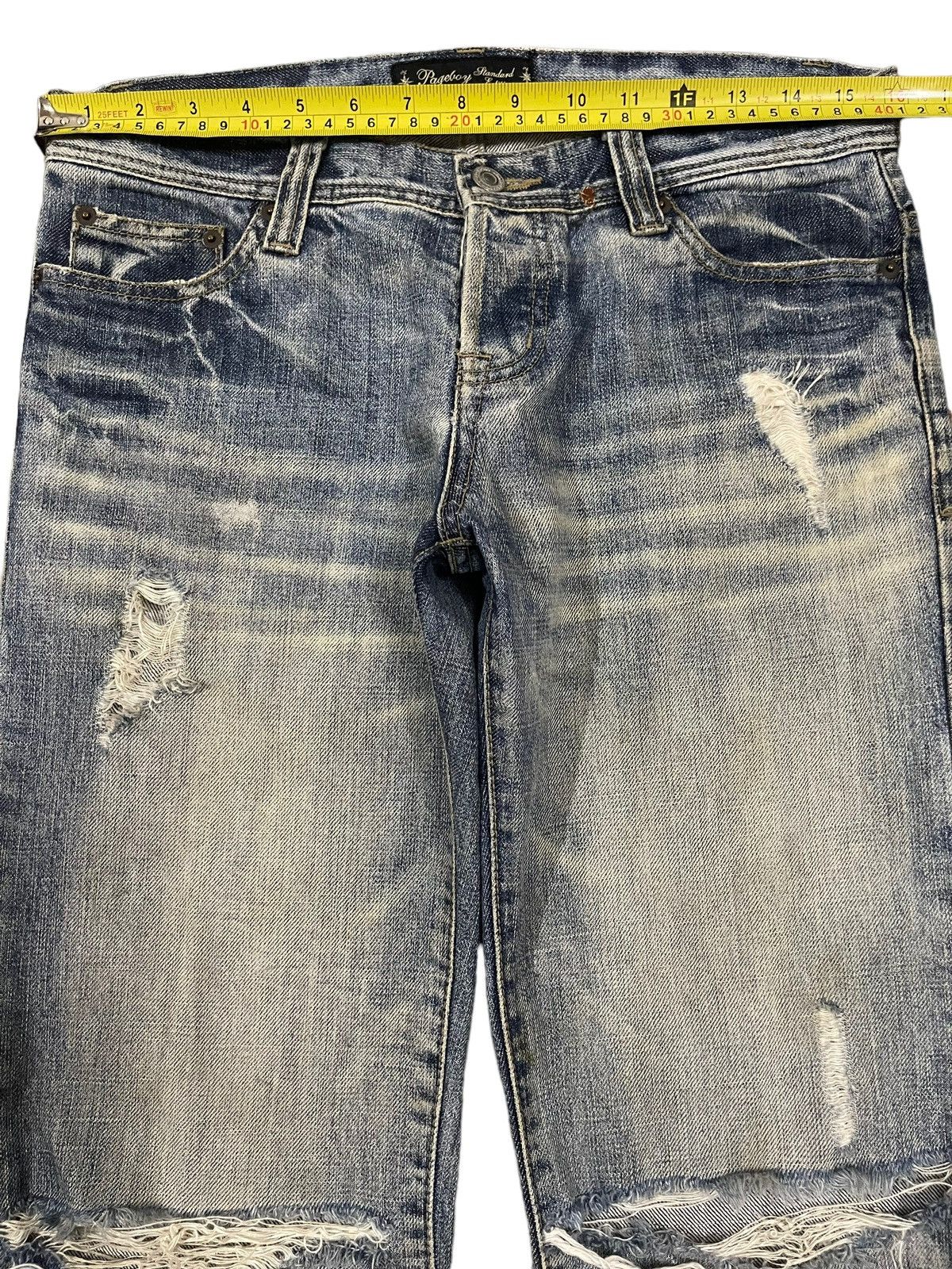 semanticdesign Vintage Japanese Brand Blue Wash Style Distressed Jeans Size US 32 / EU 48 - 9 Thumbnail
