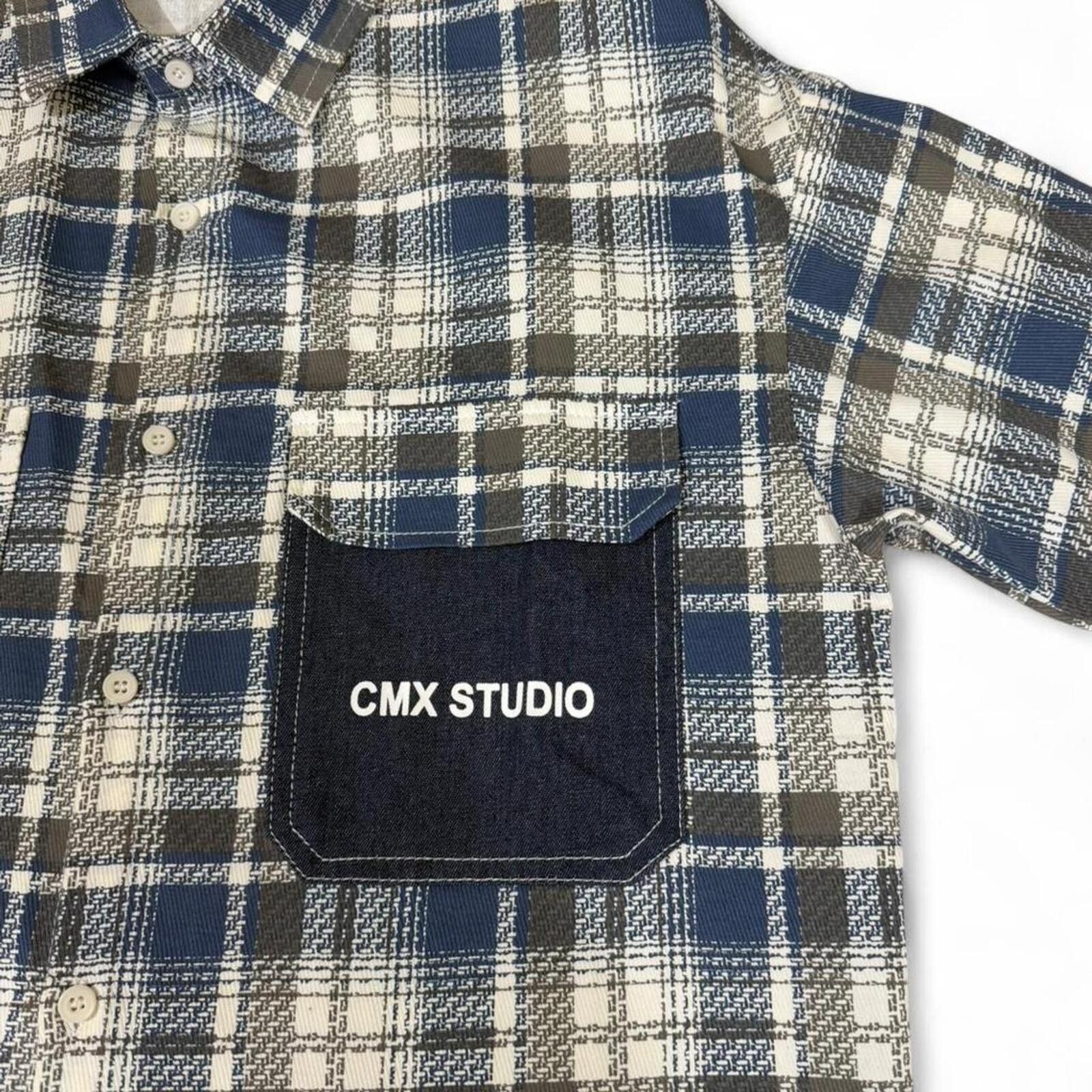 Ed Hardy CMX Studio blue plaid button up shirt Size US M / EU 48-50 / 2 - 3 Thumbnail
