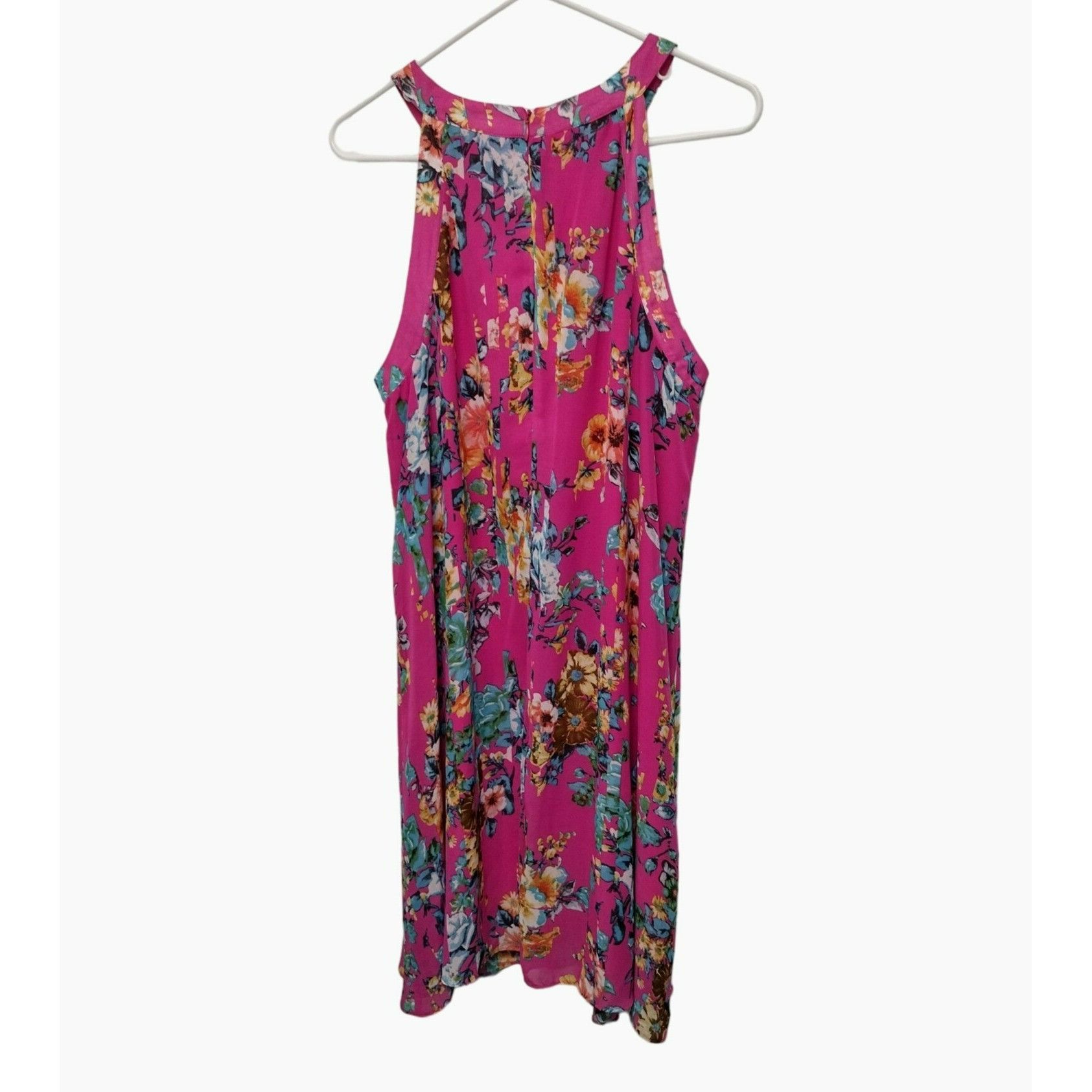 Betsey Johnson Betsey Johnson Women's Size 12 Pink Floral Sleeveless Dress Size XL / US 12-14 / IT 48-50 - 2 Thumbnail