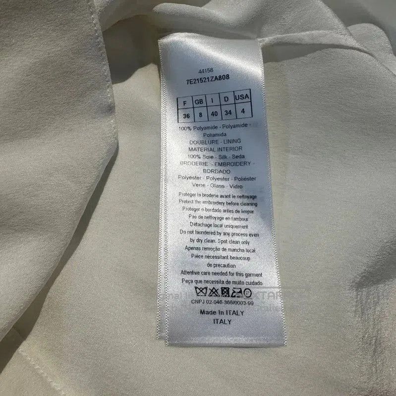 Dior Dior White Cotton Graphic Tee for Women . Size L / US 10 / IT 46 - 5 Thumbnail