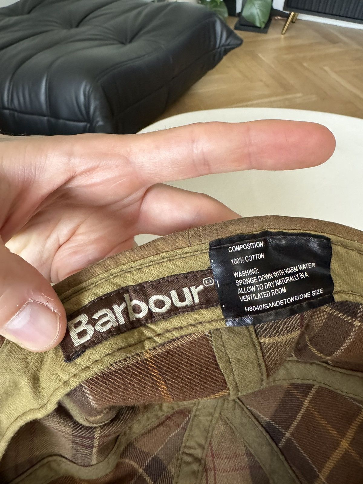 Barbour Barbour Wax Cap Casual Waxed Rare Beige Brown Vintage Size ONE SIZE - 6 Thumbnail