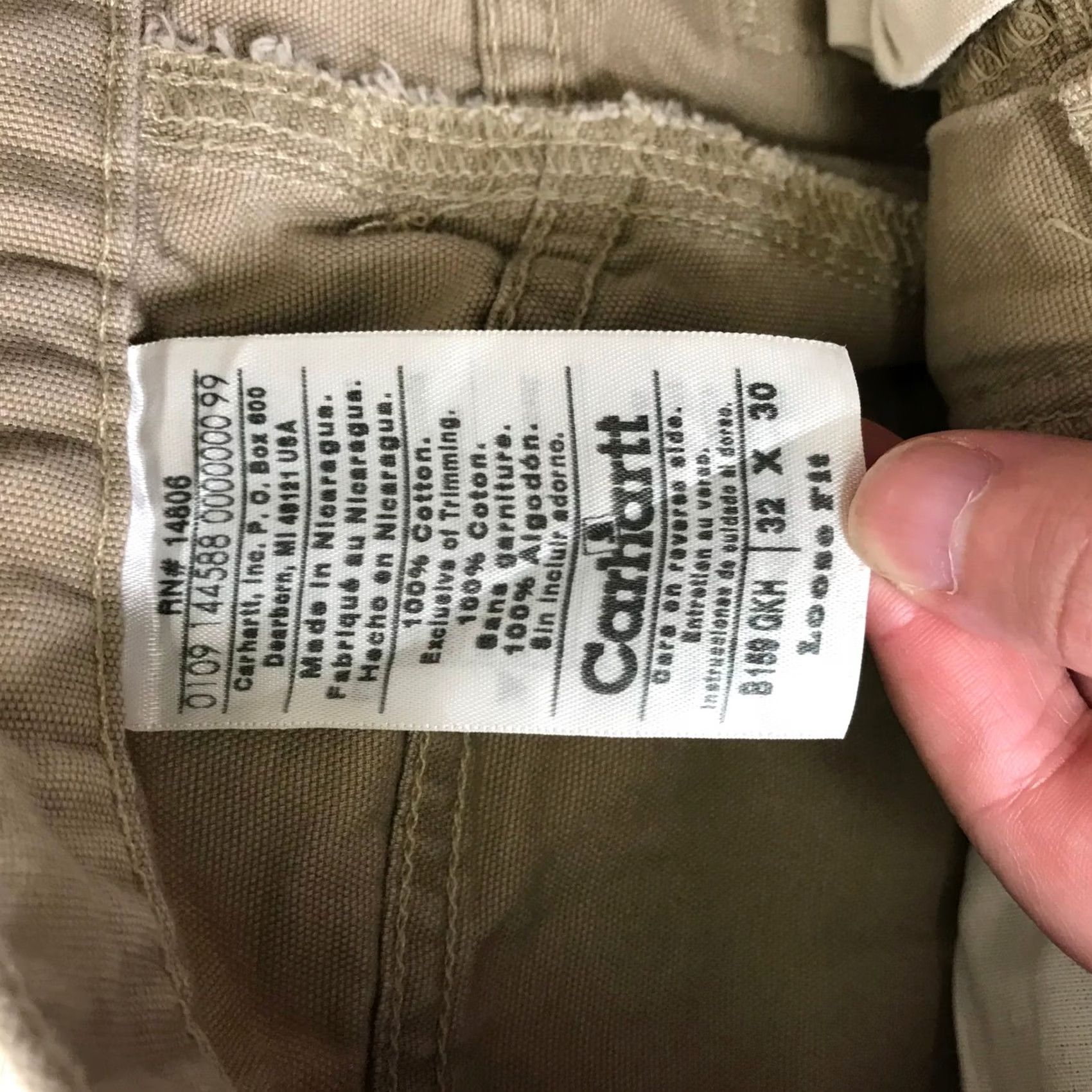 Carhartt Carhartt Loose Fit Carpenter Pants Men Tan Duck Canvas B159 GKH 32x30 Distressed Size 24" / US 00 / IT 34 - 7 Thumbnail
