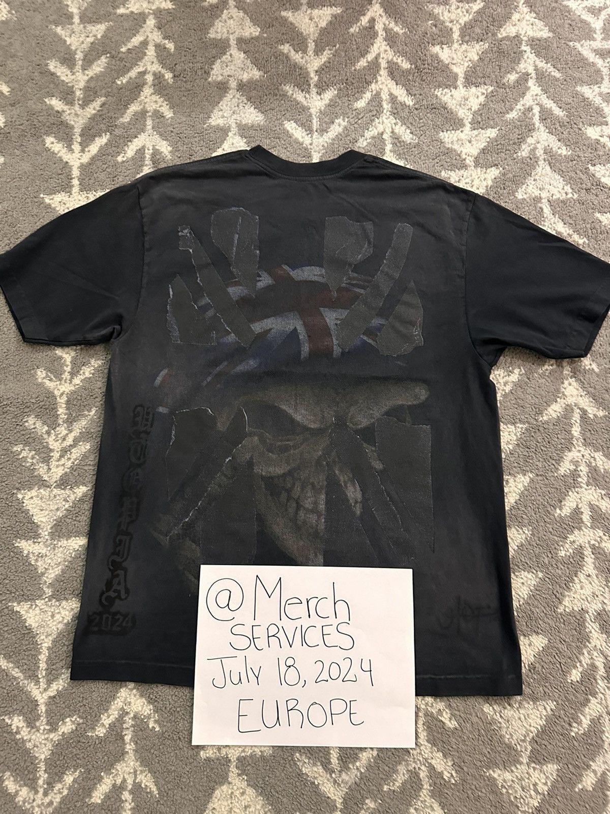 Travis Scott EURO TRAVIS SCOTT LONDON SKULL TEE IN A LARGE Size US L / EU 52-54 / 3 - 3 Thumbnail