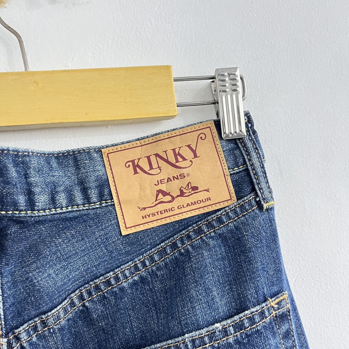 Hysteric Glamour Hysteric Glamour Kinky Denim Line Accent Pant Size US 28 / EU 44 - 10 Thumbnail