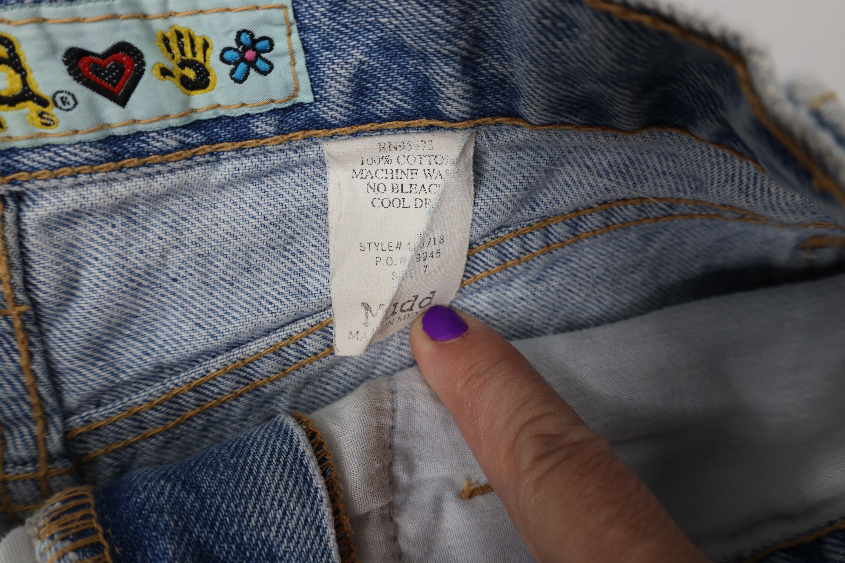 Vintage Vintage 90s Y2K MUDD Cut Off Denim Jean Shorts Jorts Size 28" / US 6 / IT 42 - 8 Thumbnail