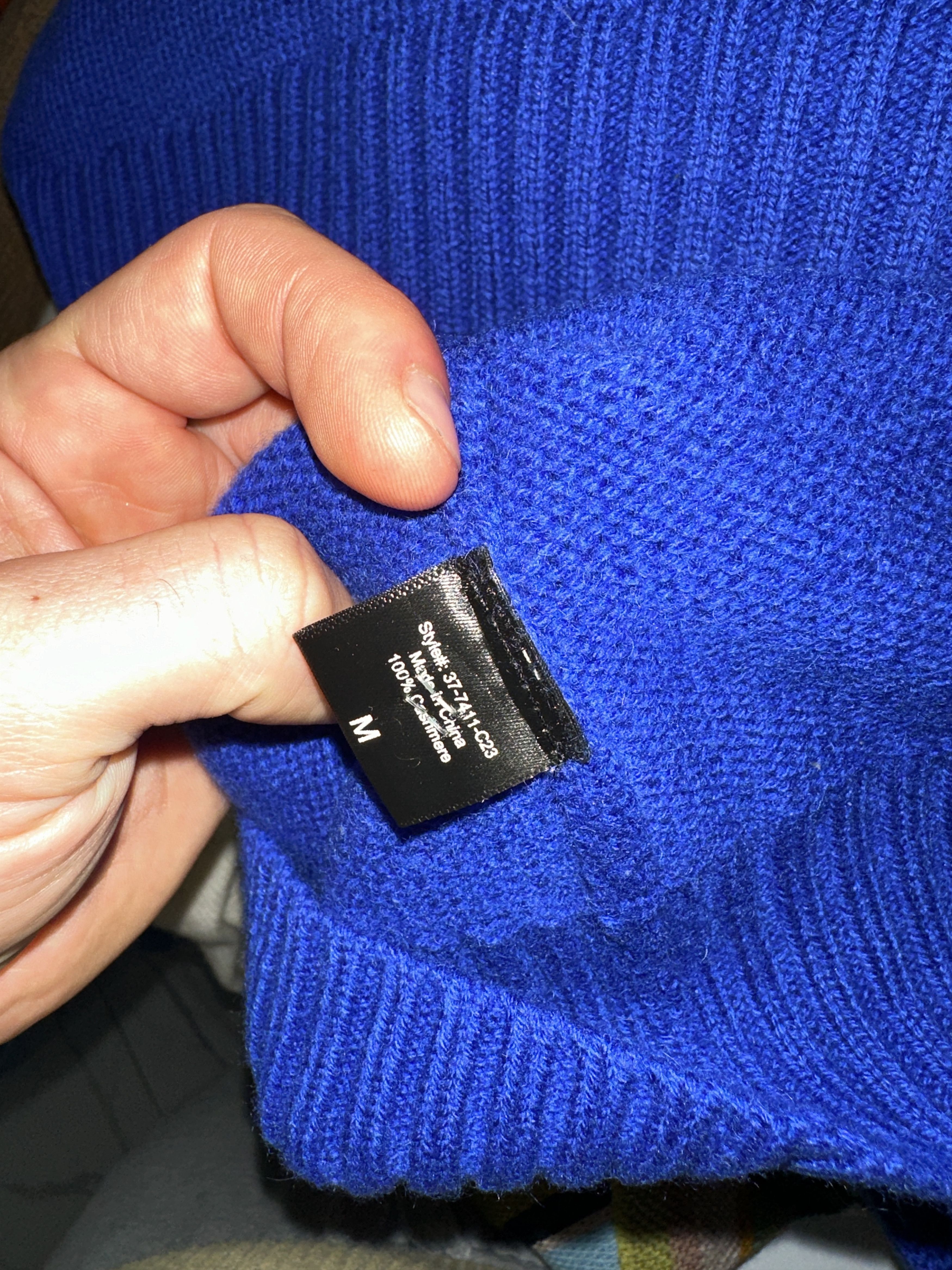 Other Jenni Kayne 100% Cashmere Crewneck Sweater Blue Size M Size M / US 6-8 / IT 42-44 - 6 Thumbnail