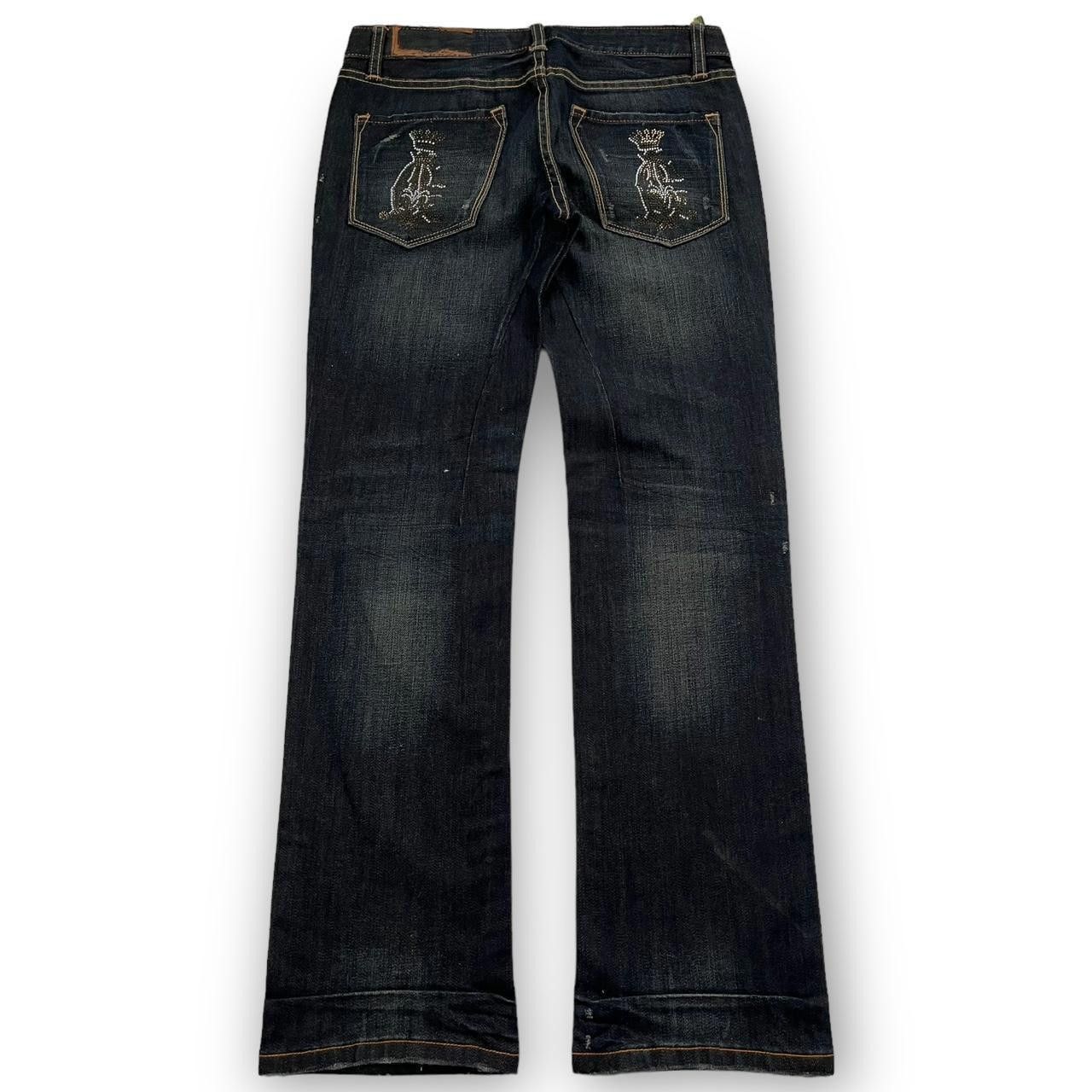 Ed Hardy Ed Hardy Women's Navy Jeans Size 29" - 2 Thumbnail