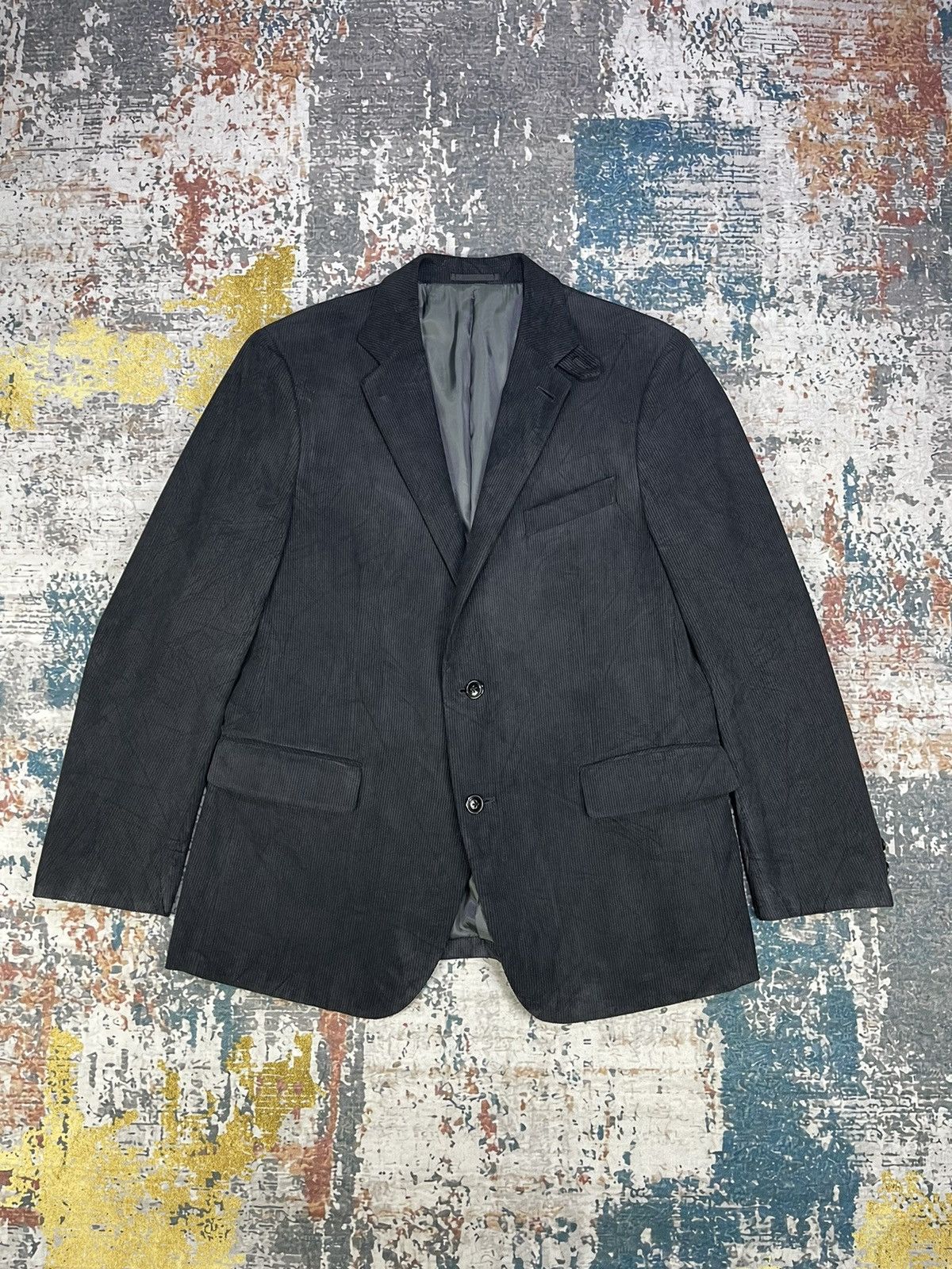 Joseph Abboud Joseph Abboud Notch Lapel Corduroy Blazers Size 40R - 1 Thumbnail