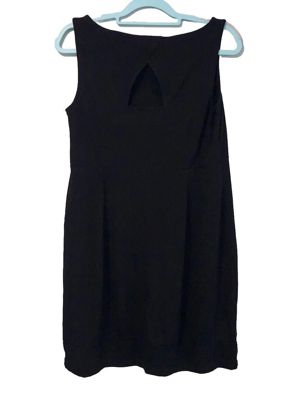 Eileen Fisher Eileen Fisher Dress Medium Black Sleeveless Stretch Sheath Size M / US 6-8 / IT 42-44 - 2 Thumbnail