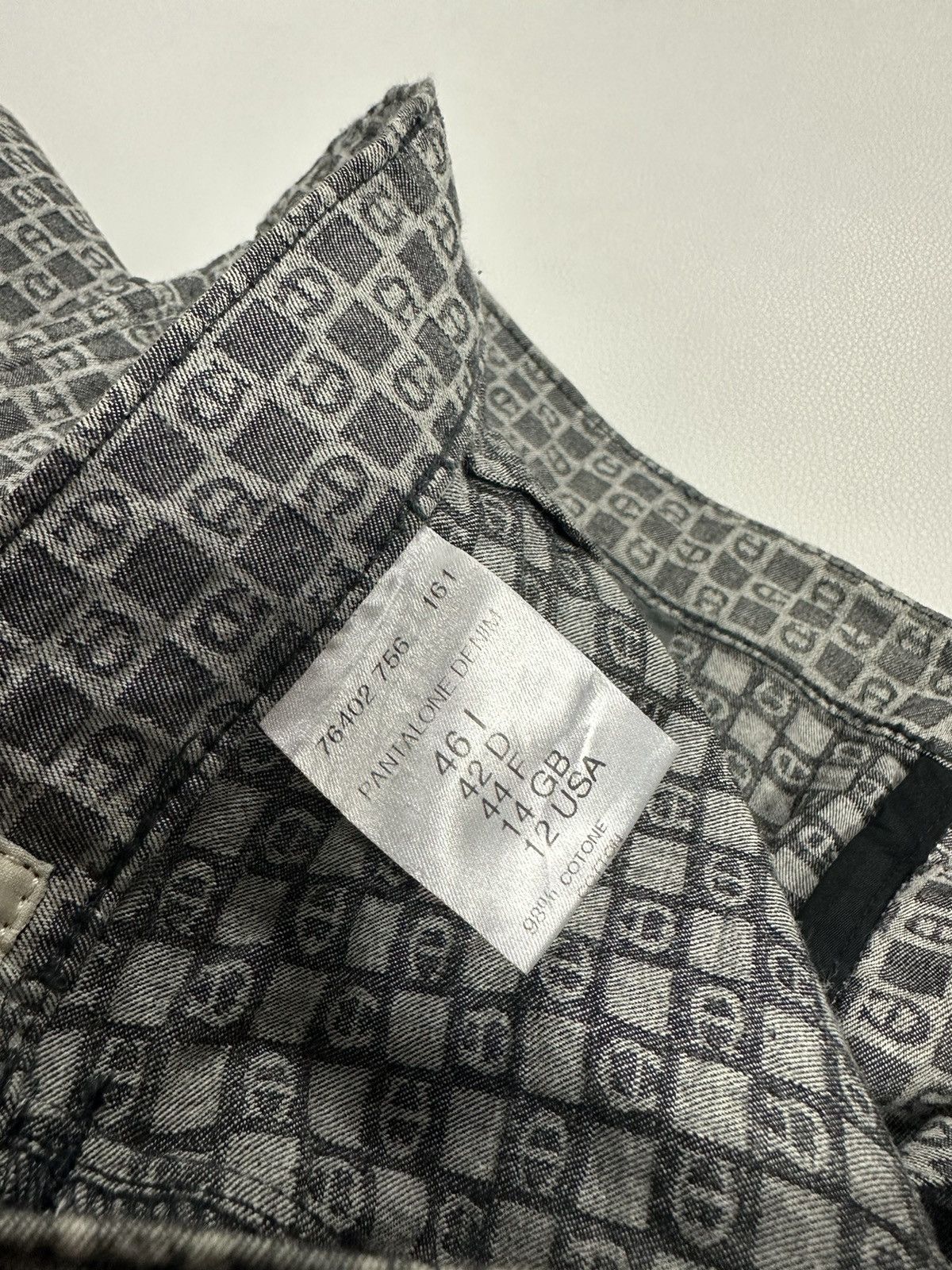 Aigner × Etienne Aigner Aigner monogram pants Pantalone denim Size 30" / US 8 / IT 44 - 14 Thumbnail