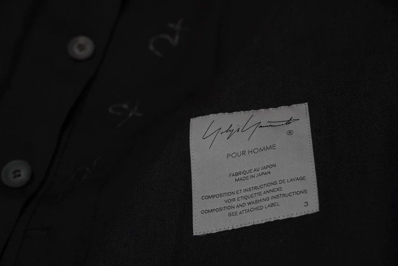 Yohji Yamamoto Yohji Yamamoto21SS Text Double Linen Coat 2503-Nextarrow Size US L / EU 52-54 / 3 - 8 Thumbnail