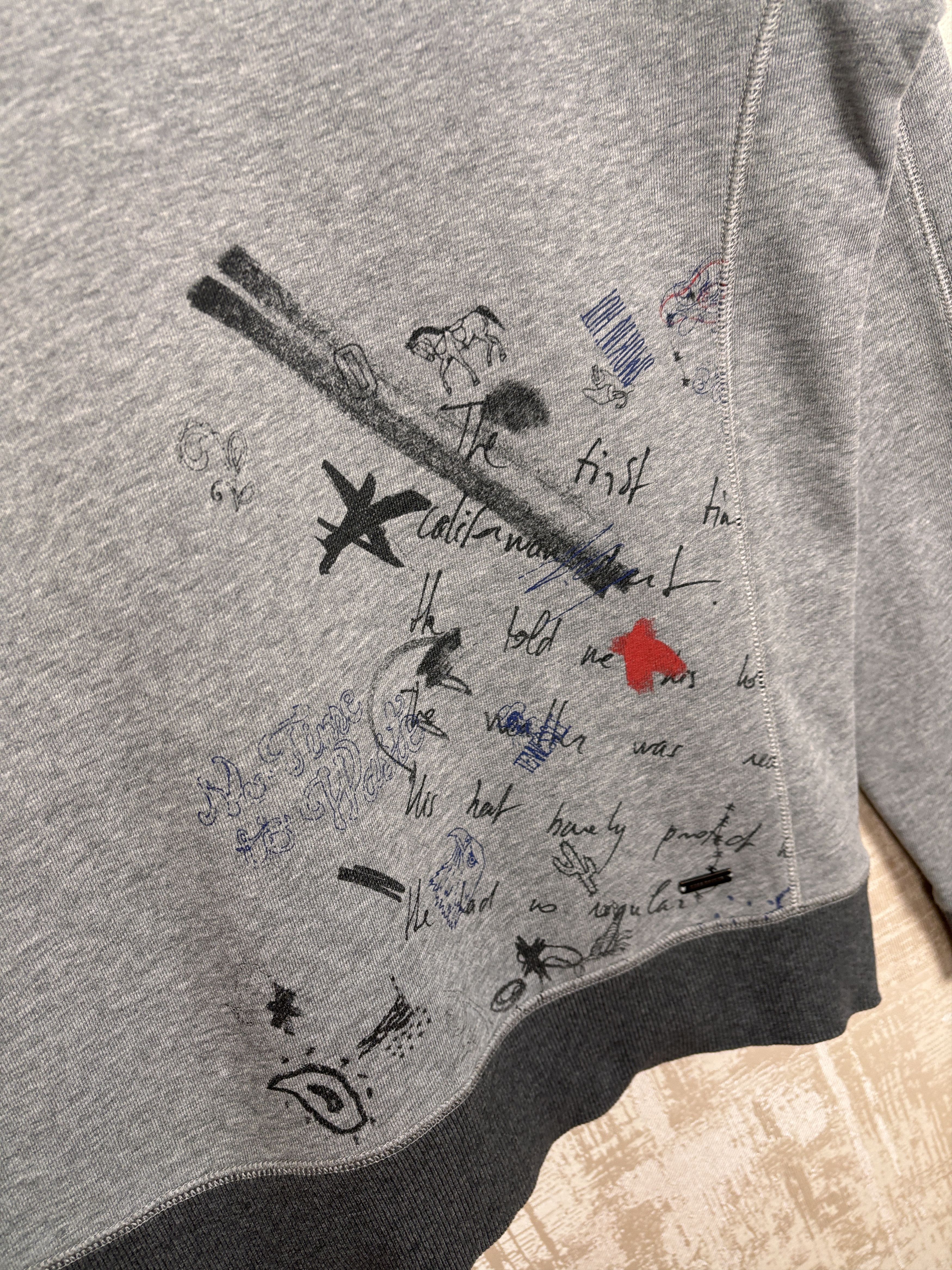 Hugo Boss Hugo Boss Orange Wheel Style Sweatshirt Scribble Print Size US M / EU 48-50 / 2 - 10 Thumbnail