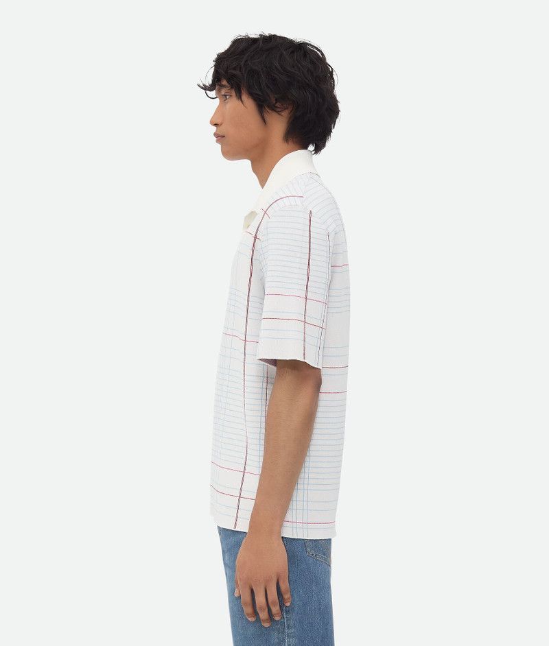 Bottega Veneta o1s1rm0326 Notebook Viscose Jacquard T-Shirt in Multicolor Size US L / EU 52-54 / 3 - 2 Thumbnail
