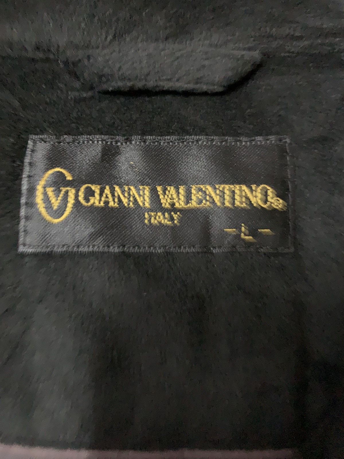 Gianni Valentino 💥Vintage Gianni Valentino Velvet Black Jacket Size US L / EU 52-54 / 3 - 8 Thumbnail