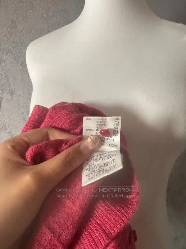 Burberry Burberry Pink Wool Short Cardigan for Women. Size M / US 6-8 / IT 42-44 - 7 Thumbnail