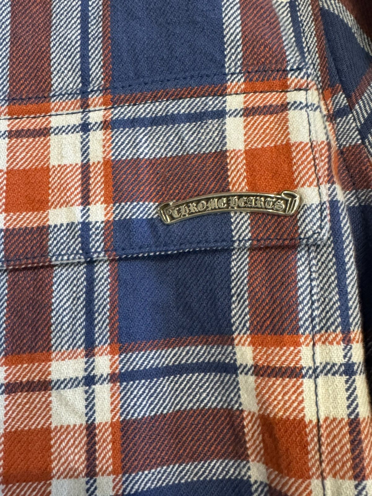 Chrome Hearts Chrome Hearts Padded Flannel Shirt/Jacket Size US XL / EU 56 / 4 - 4 Thumbnail