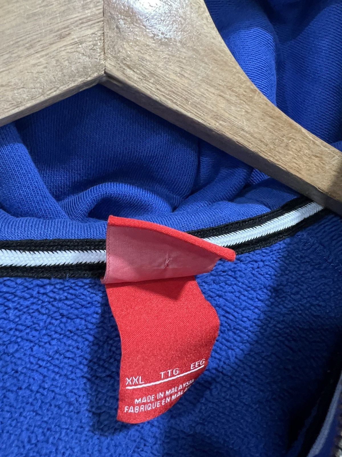 Nike Vintage Y2K Nike Hoodie sweater zip up swoosh check xxl Size US XXL / EU 58 / 5 - 6 Thumbnail