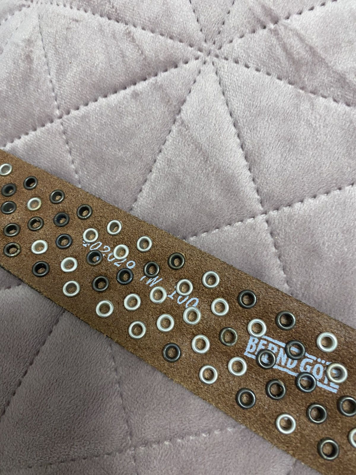 Vintage Belt vintage japanese distressed rhinestones simon style Size ONE SIZE - 4 Thumbnail