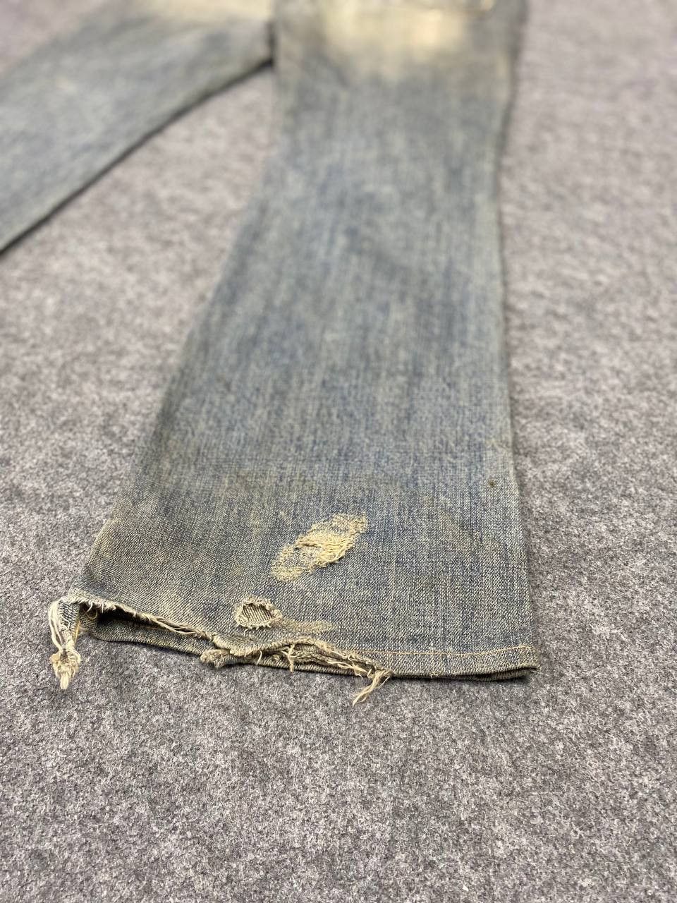 Japanese Brand blue way japan bootcut distressed denim nice rusty design Size US 34 / EU 50 - 6 Thumbnail