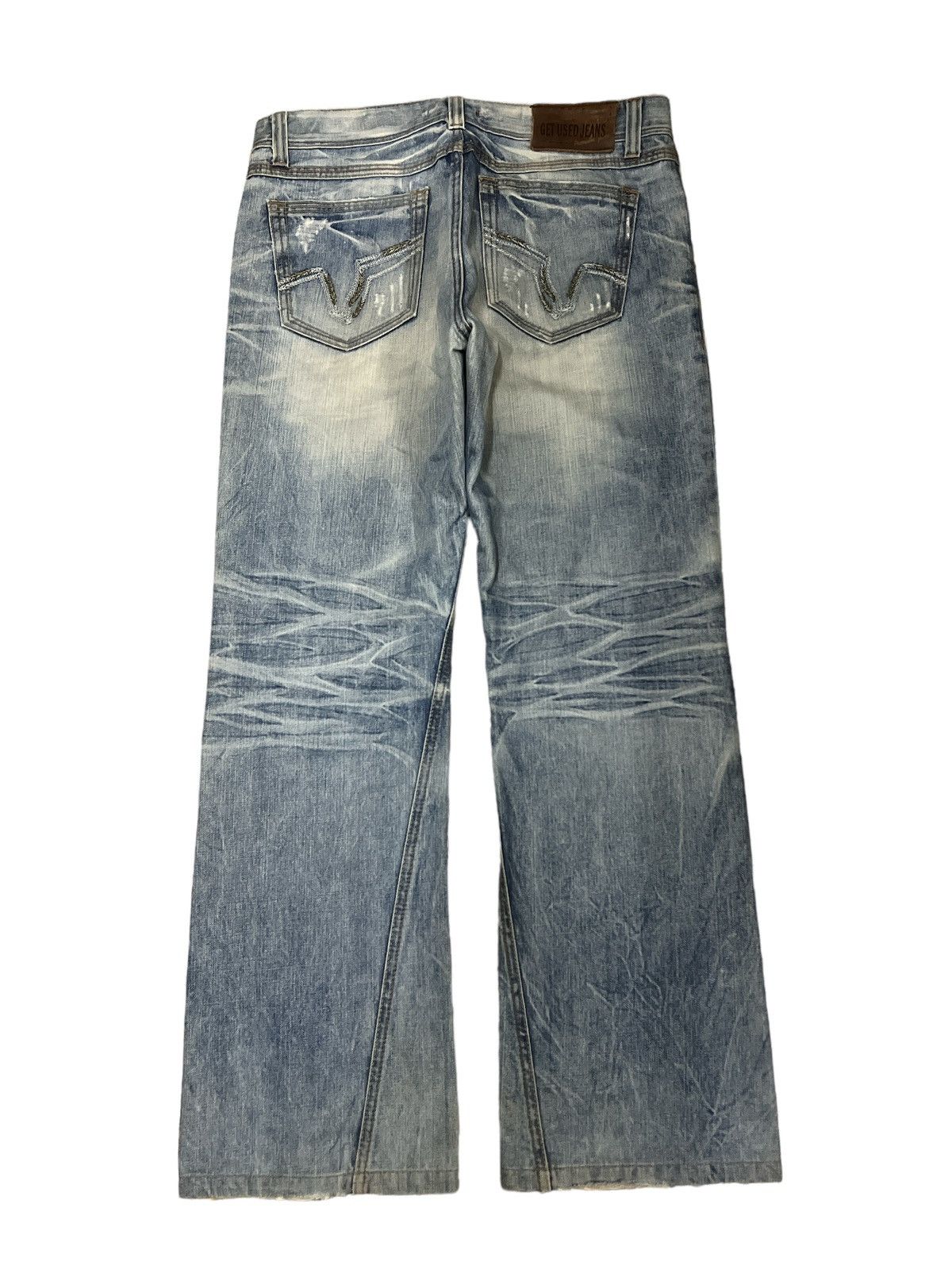Japanese Brand × Vintage RIPPED‼️GET USE DISTRESSED DENIM PANT Size US 34 / EU 50 - 7 Thumbnail