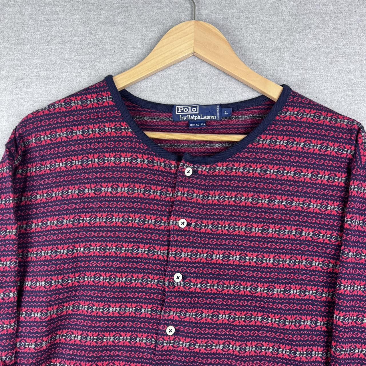 Polo Ralph Lauren Polo by Ralph Lauren Scandinavian Large Henley USA Icelandic Size US L / EU 52-54 / 3 - 1 Thumbnail