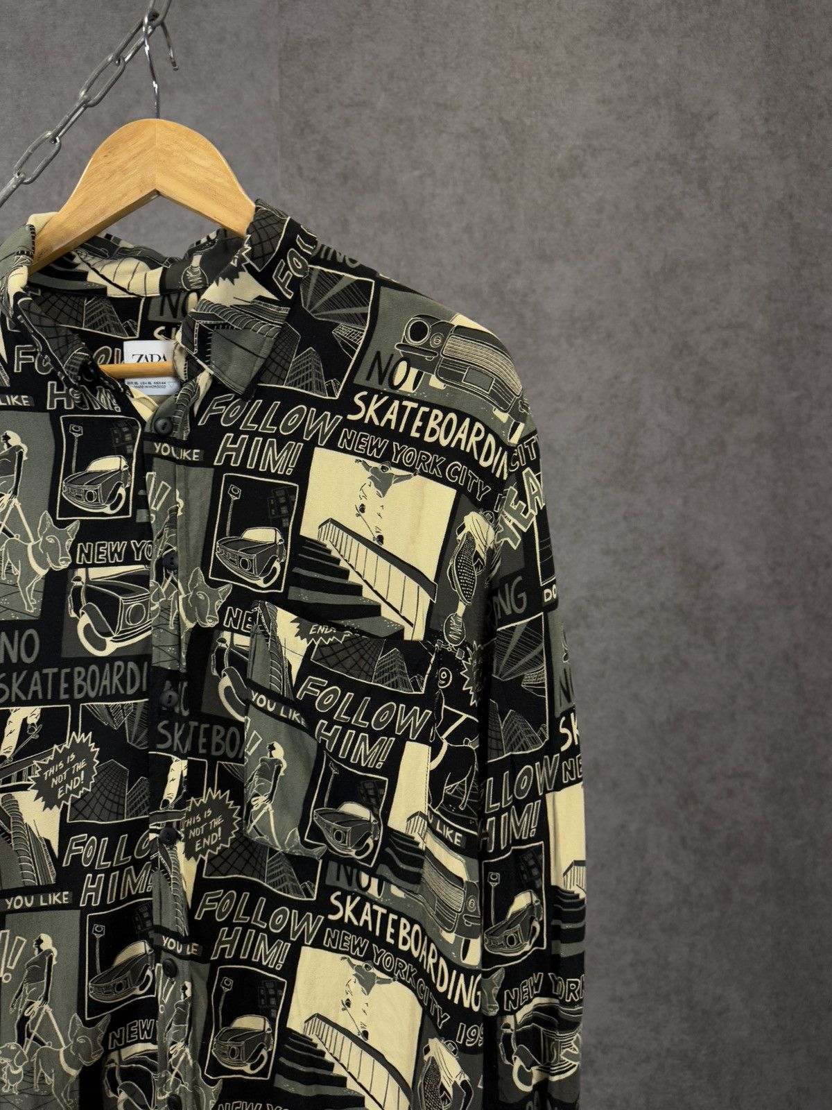 Zara Zara Man art crazy shirt Size US XL / EU 56 / 4 - 2 Thumbnail