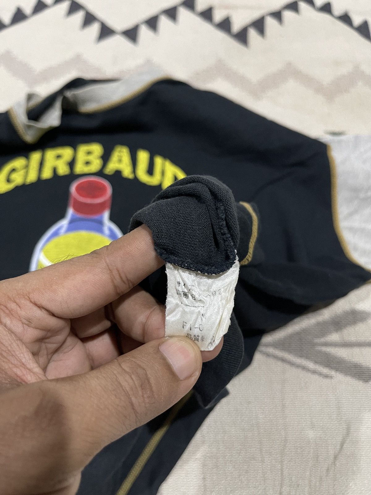 Marithe + Francois Girbaud VINTAGE MARITHE FRANCOIS GIRBAUD RAGLAN SULFUR BOTTLE SHIRT Size US M / EU 48-50 / 2 - 9 Thumbnail