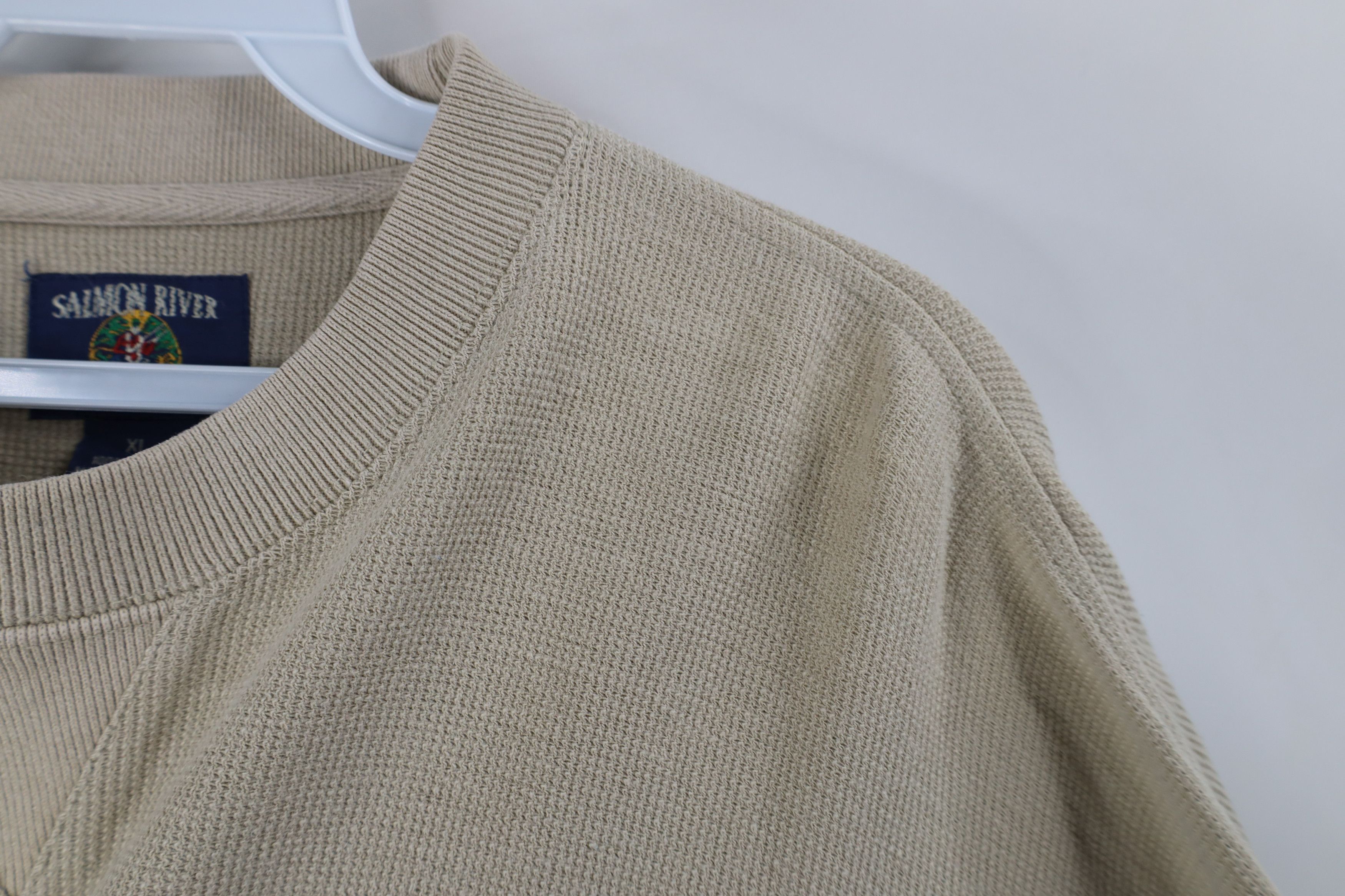 Vintage Vintage 90s Streetwear Thermal Knit Long Sleeve T-Shirt Size US XL / EU 56 / 4 - 4 Thumbnail
