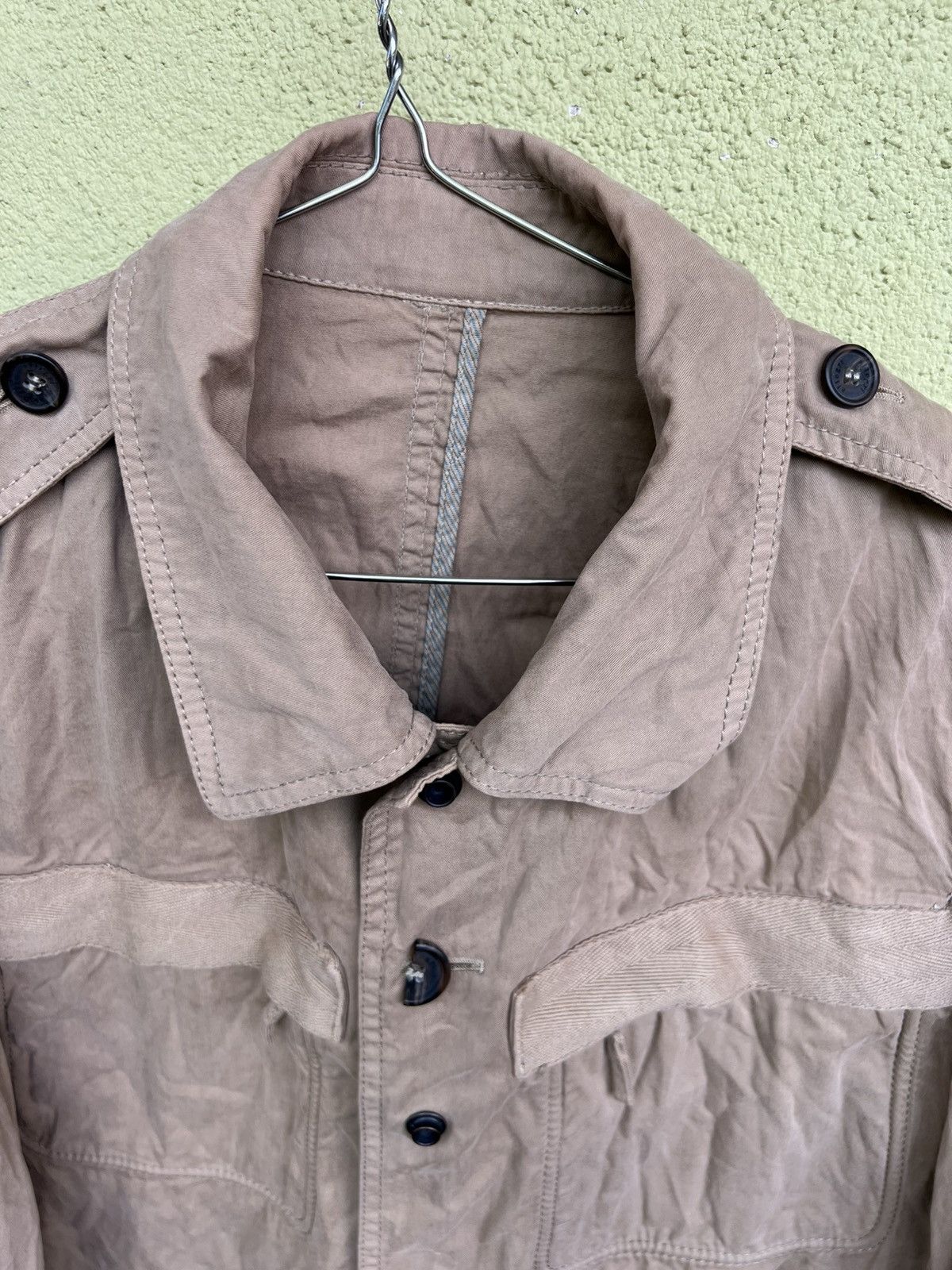 Allegri Allegri Vintage Khaki Beige Military Field Jacket Size US L / EU 52-54 / 3 - 3 Thumbnail