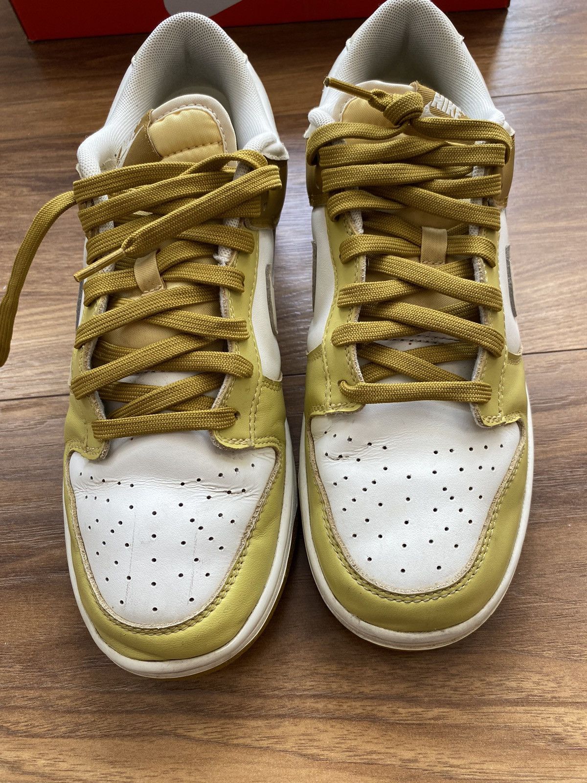 Nike × Vintage Nike Dunk Low Retro Bronzine Coconut Milk ,Drill,Y2K Size US 8.5 / EU 41-42 - 6 Thumbnail