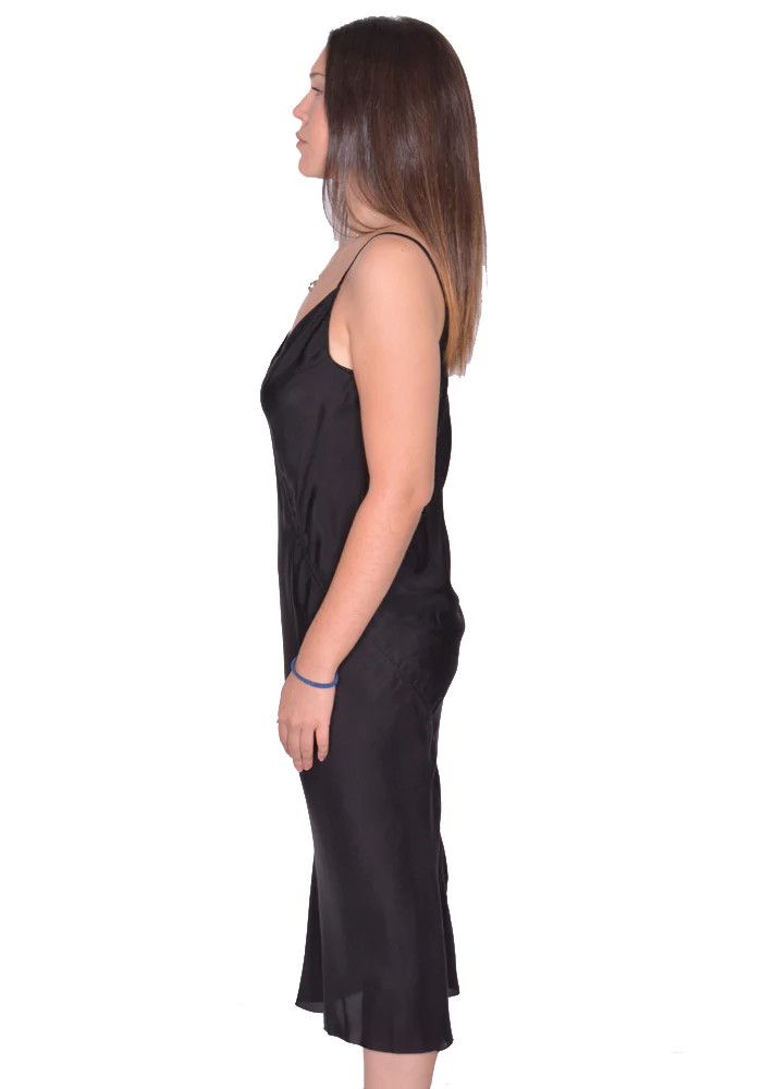 Rick Owens o1y0126 Midi Dress in Black Size XS / US 0-2 / IT 36-38 - 3 Thumbnail