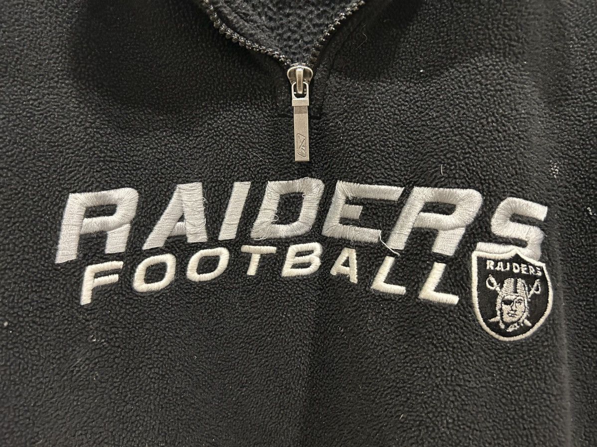 Champion × NFL × Vintage Vintage NFL Raiders Champion 1/4 Zip Fleece Sweatshirt Size US L / EU 52-54 / 3 - 6 Thumbnail