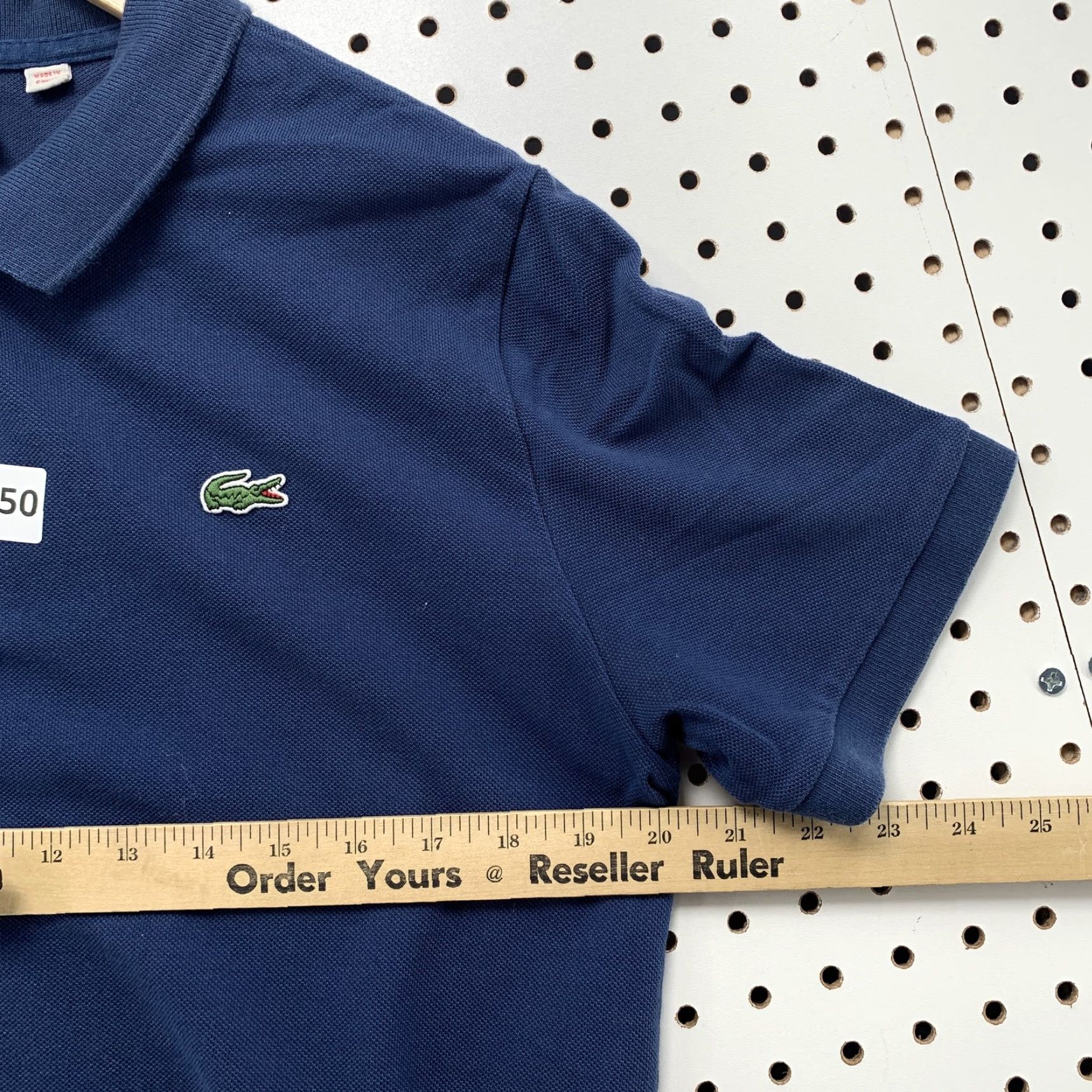 Lacoste Lacoste Polo Shirt Blue Short Sleeve Mens XL Solid Casual Size US XL / EU 56 / 4 - 4 Thumbnail