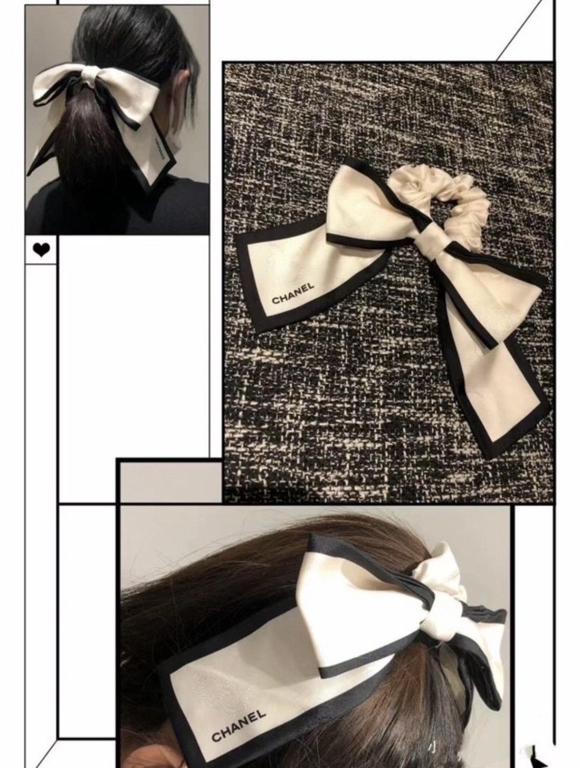 Chanel Chanel bow hair tie Size ONE SIZE - 12 Thumbnail