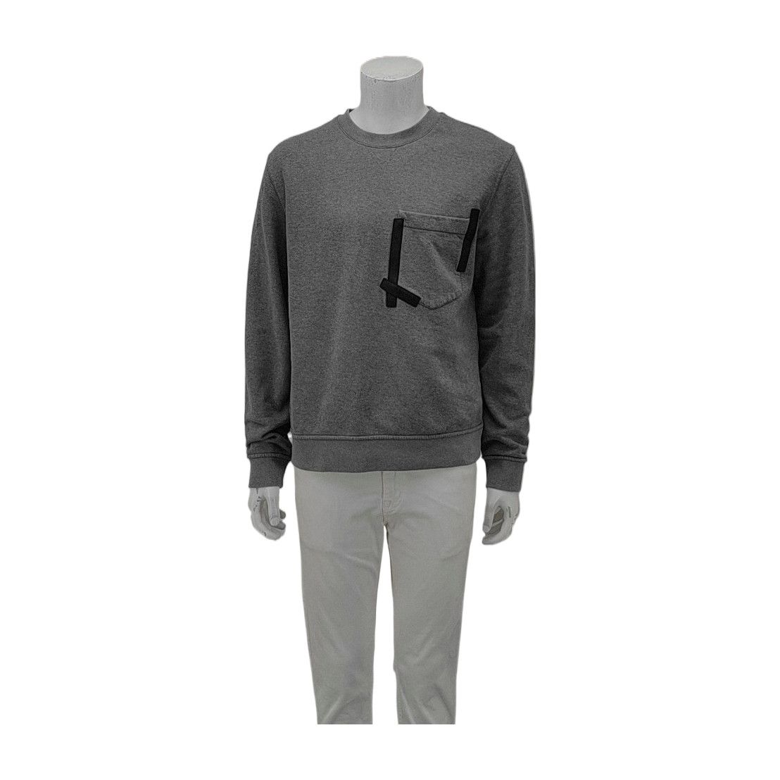 Hermes Hermès Leather Trim Pocket Sweatshirt Size L Size US L / EU 52-54 / 3 - 1 Thumbnail