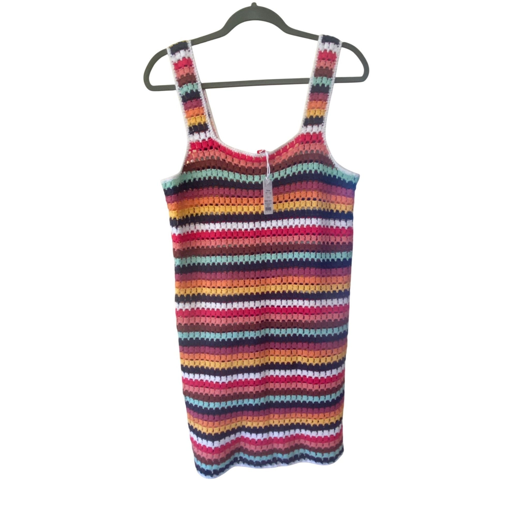 Marine Layer NWT Marine Layer Fiona Crochet Dress Multi Stripe M Hard to Size M / US 6-8 / IT 42-44 - 7 Thumbnail